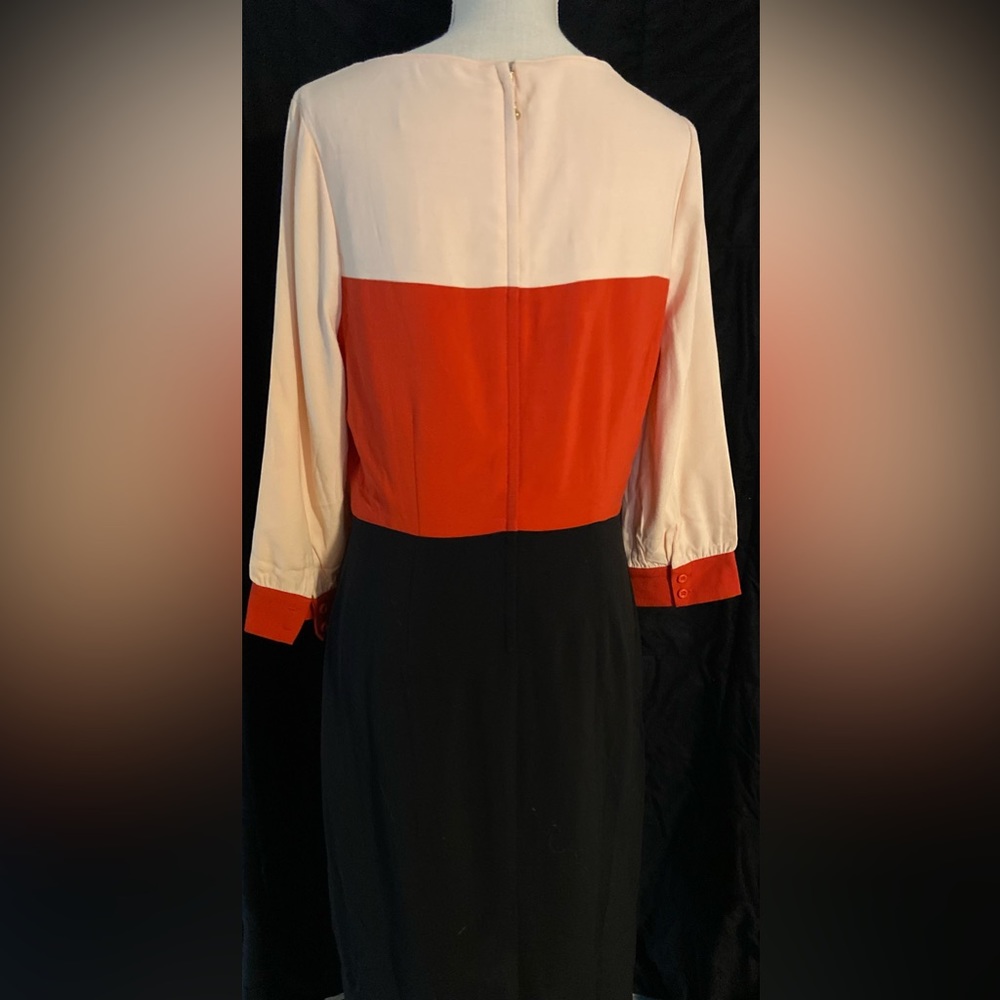KATE SPADE NEW YORK
“PARKER” Colorblock Pattern Knee-Length Dress - Picture 7 of 8